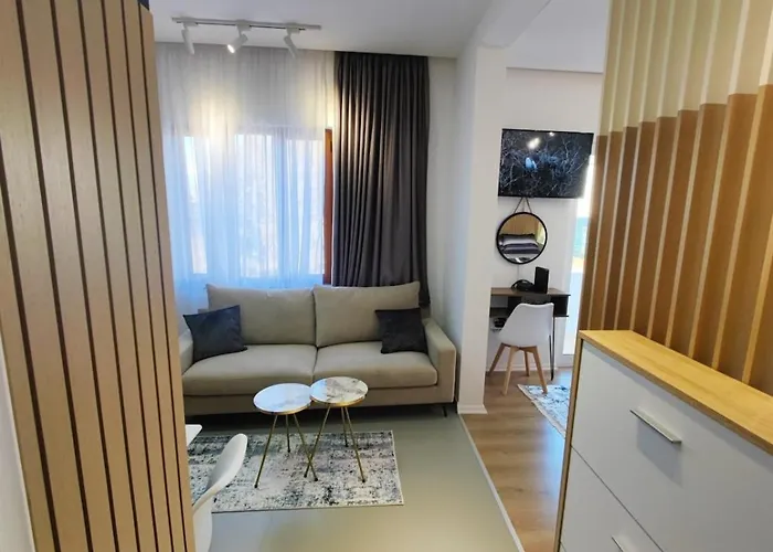 Modern In Center ,balcony With Park & View דירה פוגרדץ
